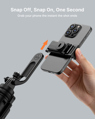VLOGARA cell phone tripod quick release phone holder