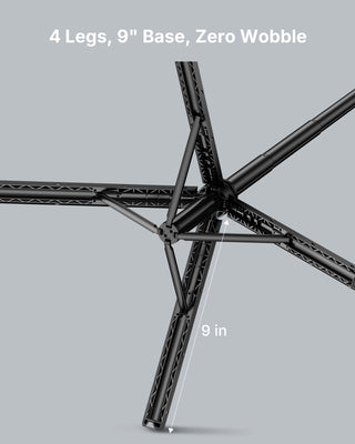 VLOGARA phone tripod stable quad base for hands-free recording